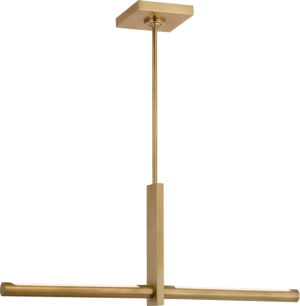 Axis 24" Linear Pendant | Antique-Burnished Brass