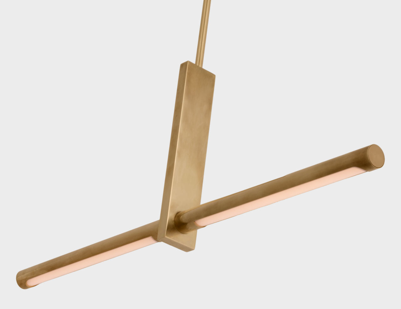 Axis 24" Linear Pendant | Antique-Burnished Brass