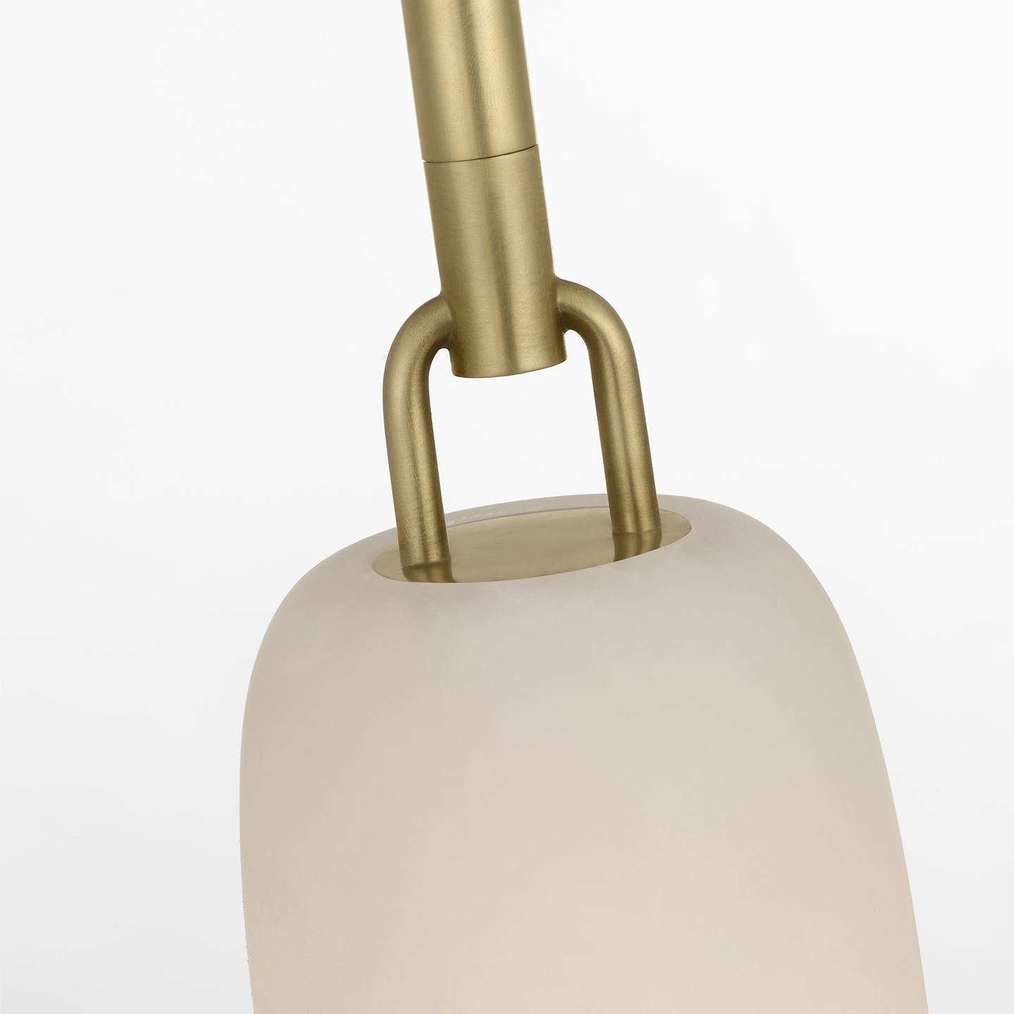 Formosa 11" Single Pendant | Antique-Burnished Brass | Alabaster