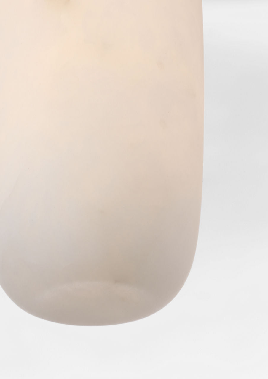 Formosa 11" Single Pendant | Bronze | Alabaster