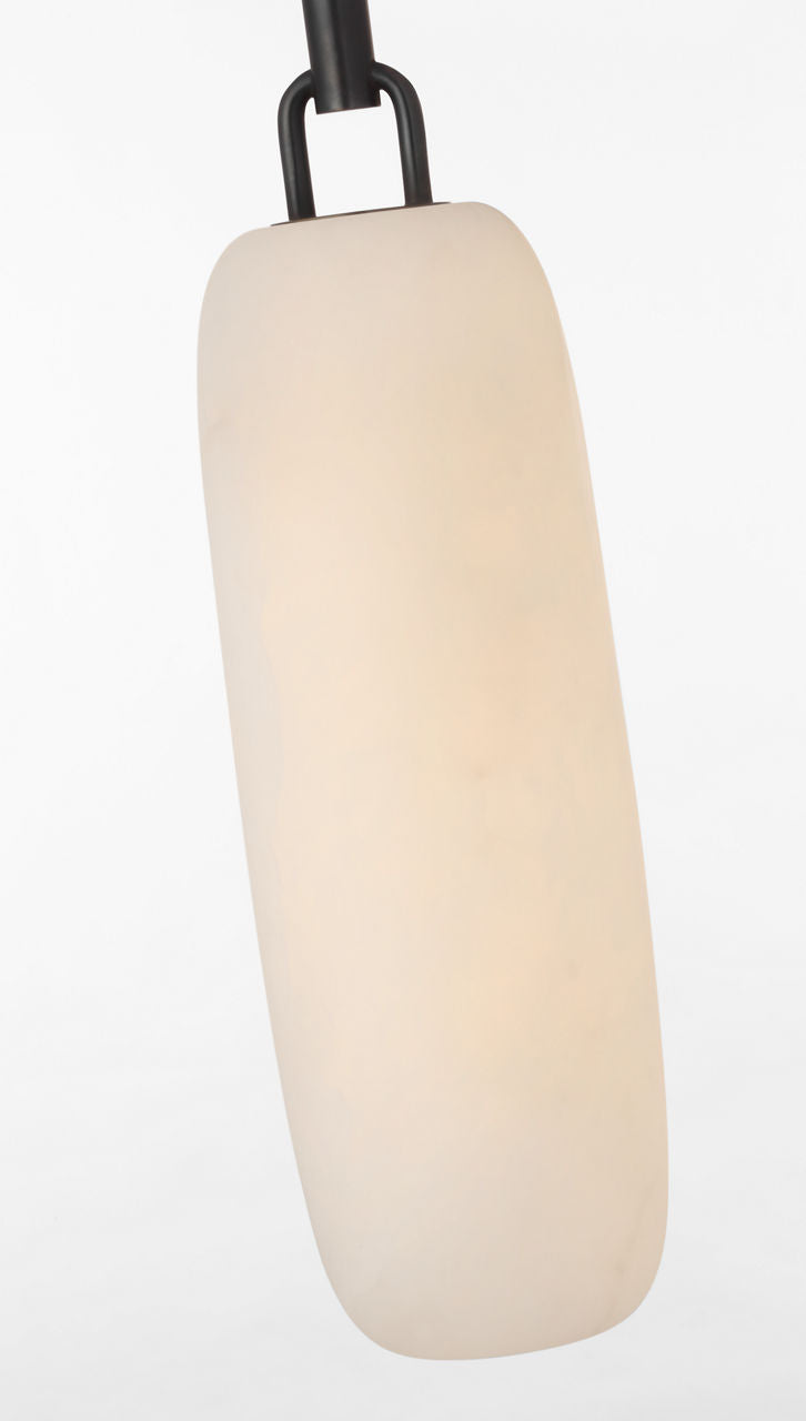 Formosa 11" Single Pendant | Bronze | Alabaster