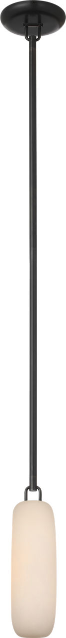Formosa 11" Single Pendant | Bronze | Alabaster