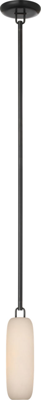Formosa 11" Single Pendant | Bronze | Alabaster