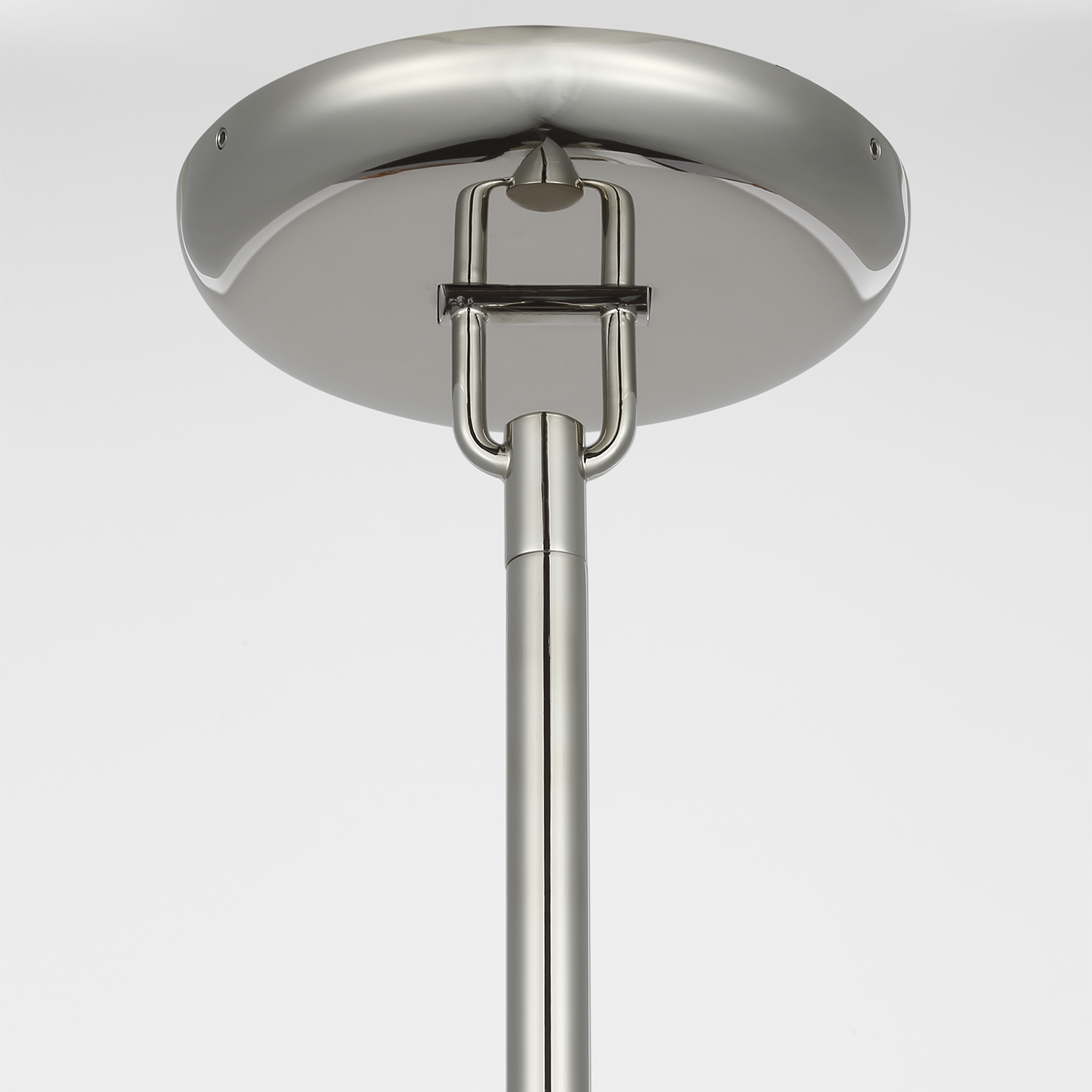 Formosa 11" Single Pendant | Polished Nickel | Alabaster