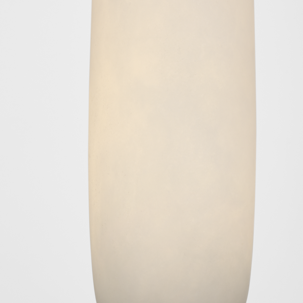 Formosa 11" Single Pendant | Polished Nickel | Alabaster