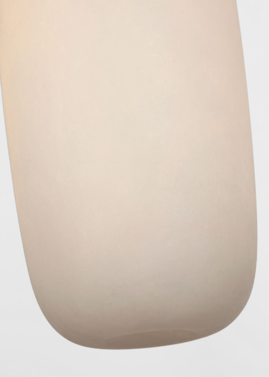 Formosa 11" Single Pendant | Polished Nickel | Alabaster