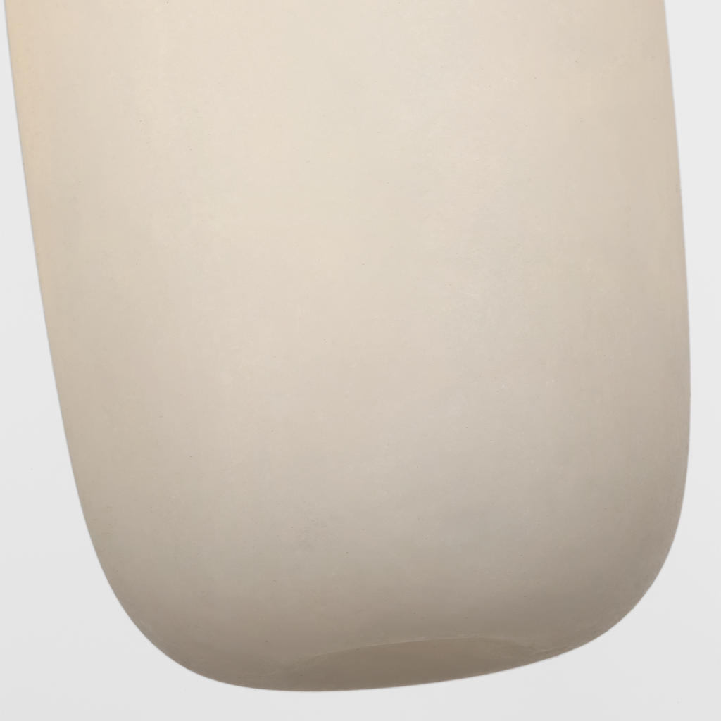 Formosa 11" Single Pendant | Polished Nickel | Alabaster