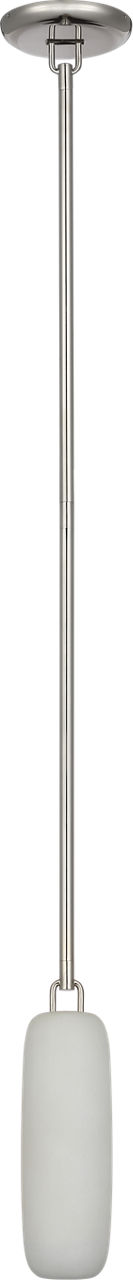 Formosa 11" Single Pendant | Polished Nickel | Alabaster