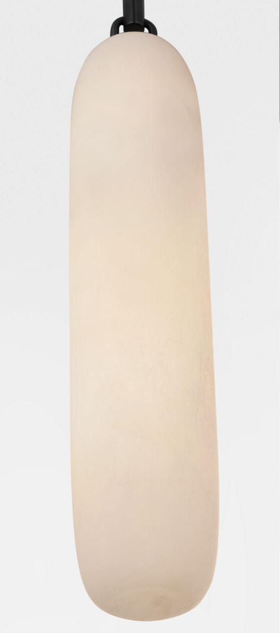 Formosa 17" Single Pendant | Bronze | Alabaster
