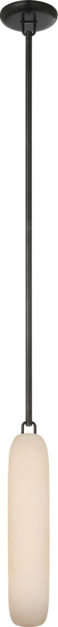 Formosa 17" Single Pendant | Bronze | Alabaster