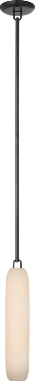 Formosa 17" Single Pendant | Bronze | Alabaster