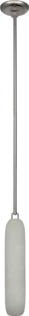 Formosa 17" Single Pendant | Polished Nickel | Alabaster