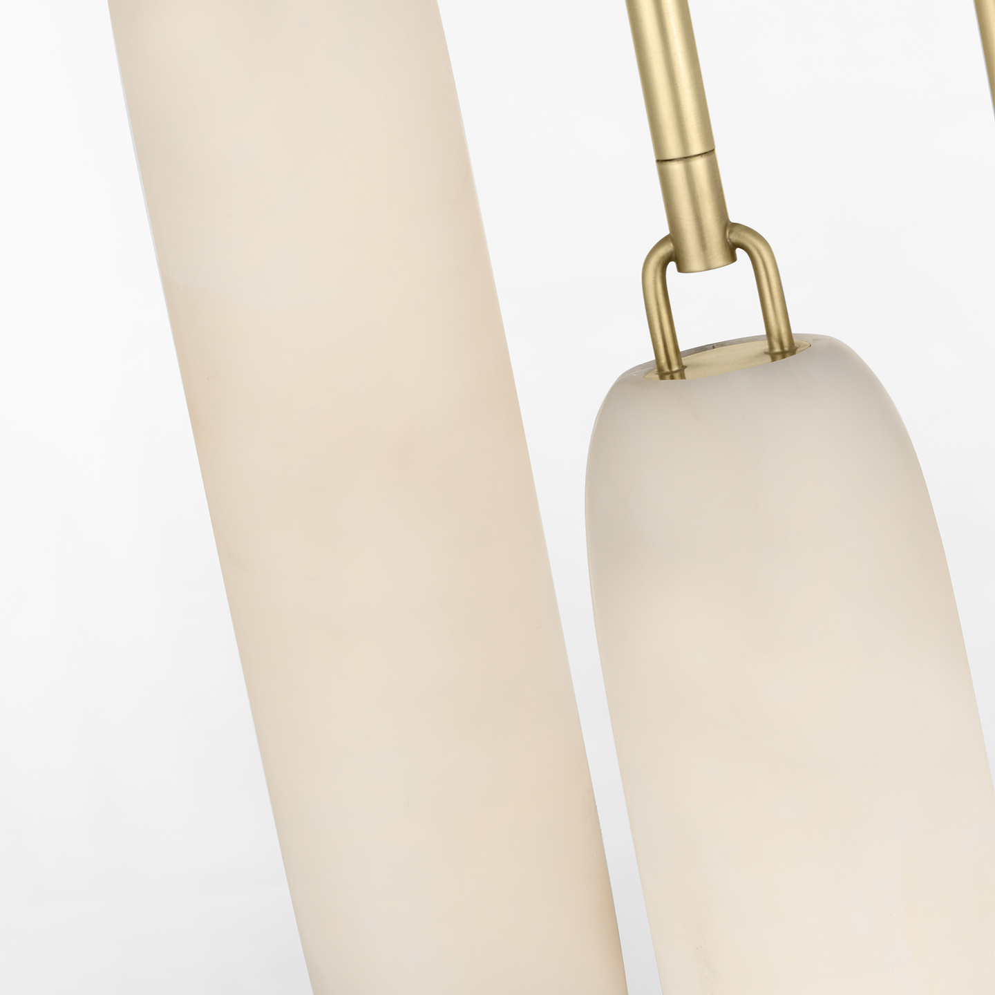 Formosa 3-Light Pendant | Antique-Burnished Brass | Alabaster