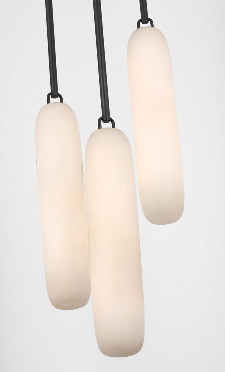 Formosa 3-Light Pendant | Bronze | Alabaster