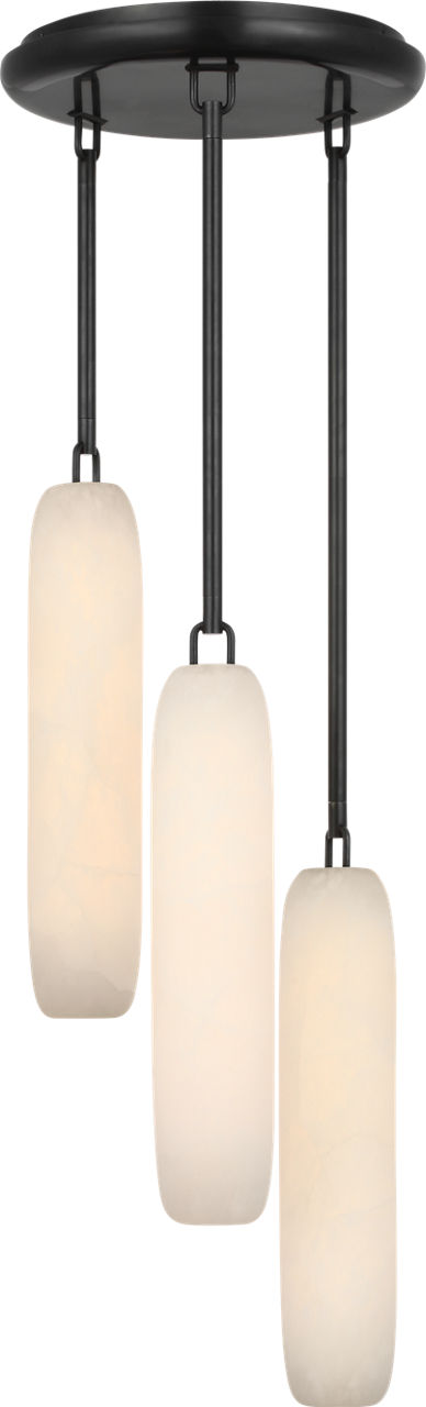Formosa 3-Light Pendant | Bronze | Alabaster