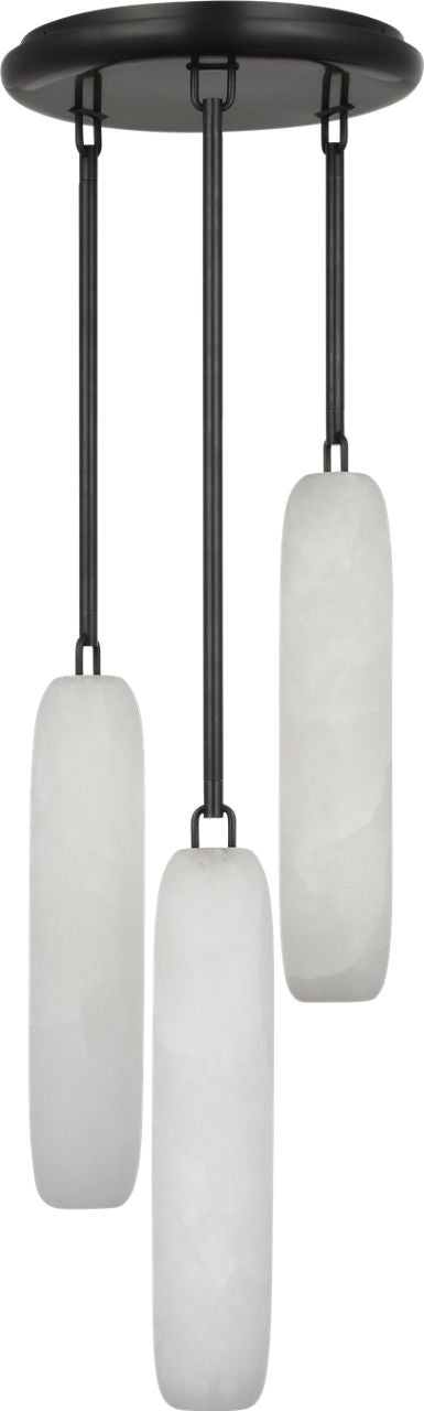 Formosa 3-Light Pendant | Bronze | Alabaster