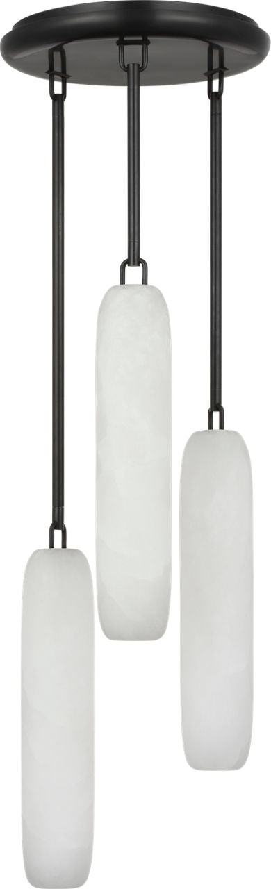 Formosa 3-Light Pendant | Bronze | Alabaster