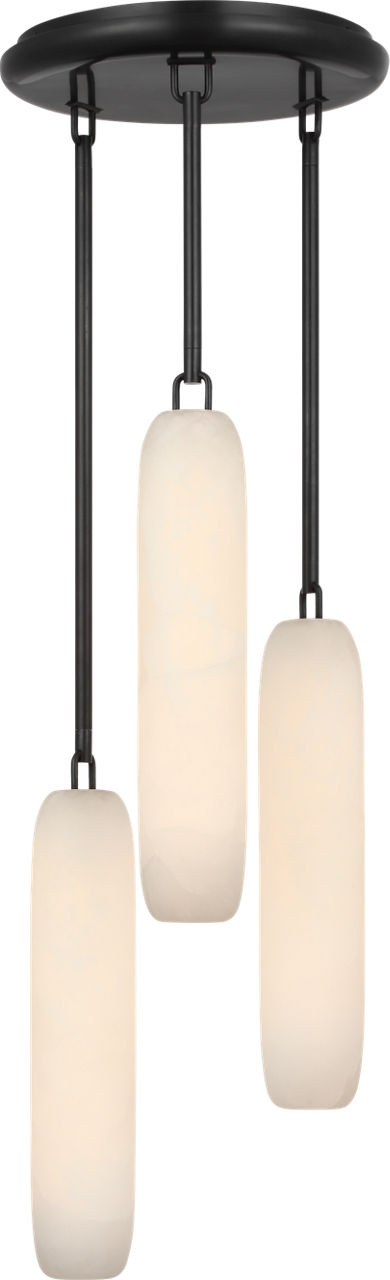 Formosa 3-Light Pendant | Bronze | Alabaster