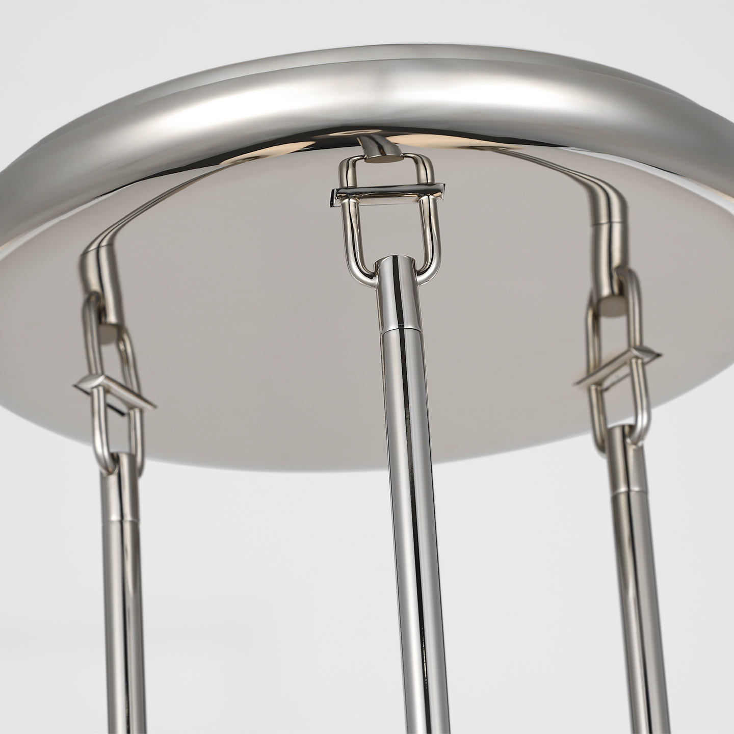Formosa 3-Light Pendant | Polished Nickel | Alabaster