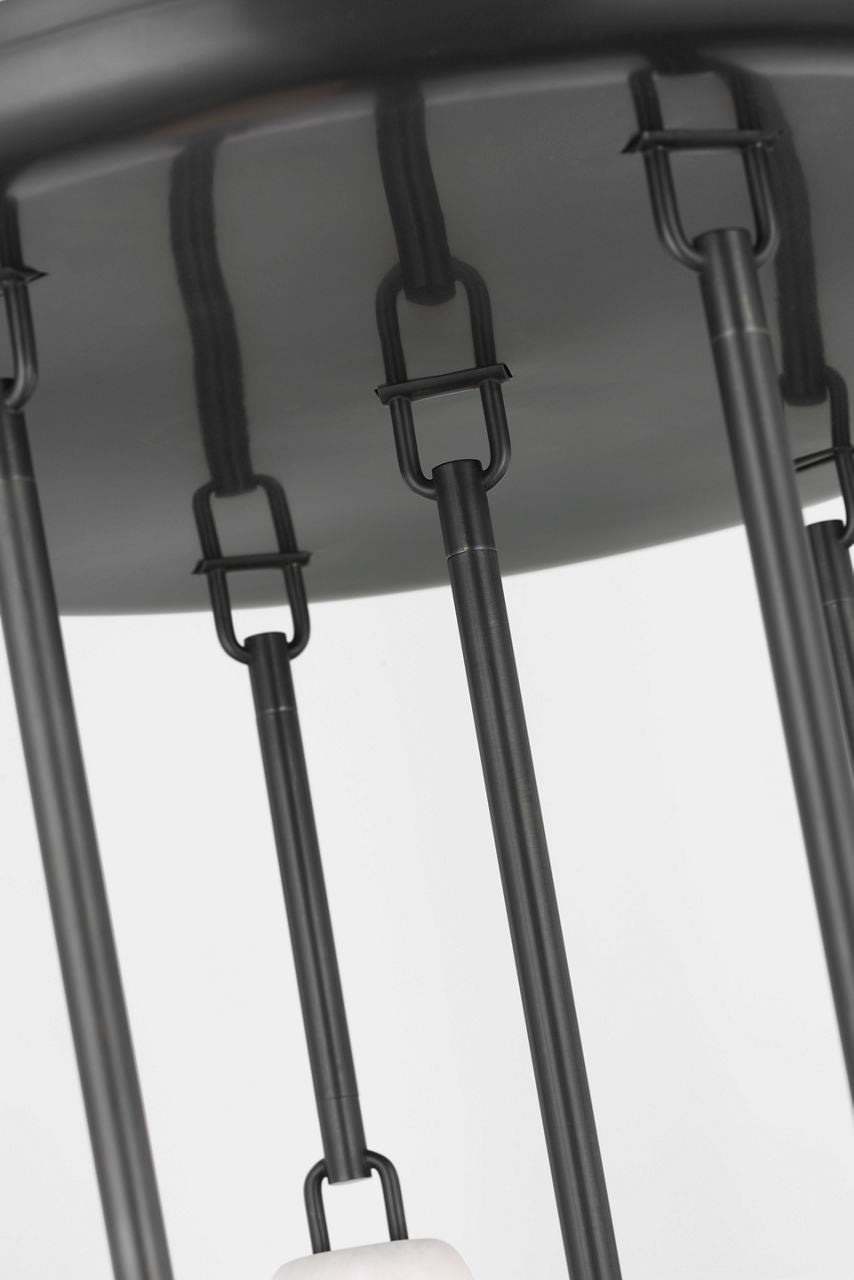 Formosa 7-Light Pendant | Bronze | Alabaster
