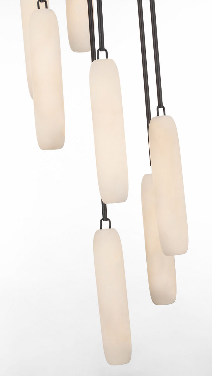 Formosa 7-Light Pendant | Bronze | Alabaster