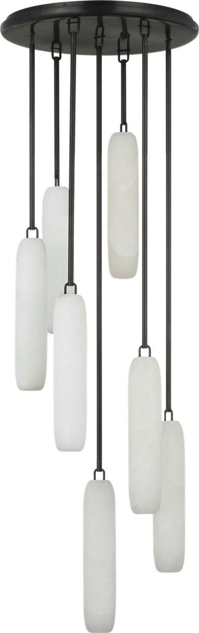 Formosa 7-Light Pendant | Bronze | Alabaster