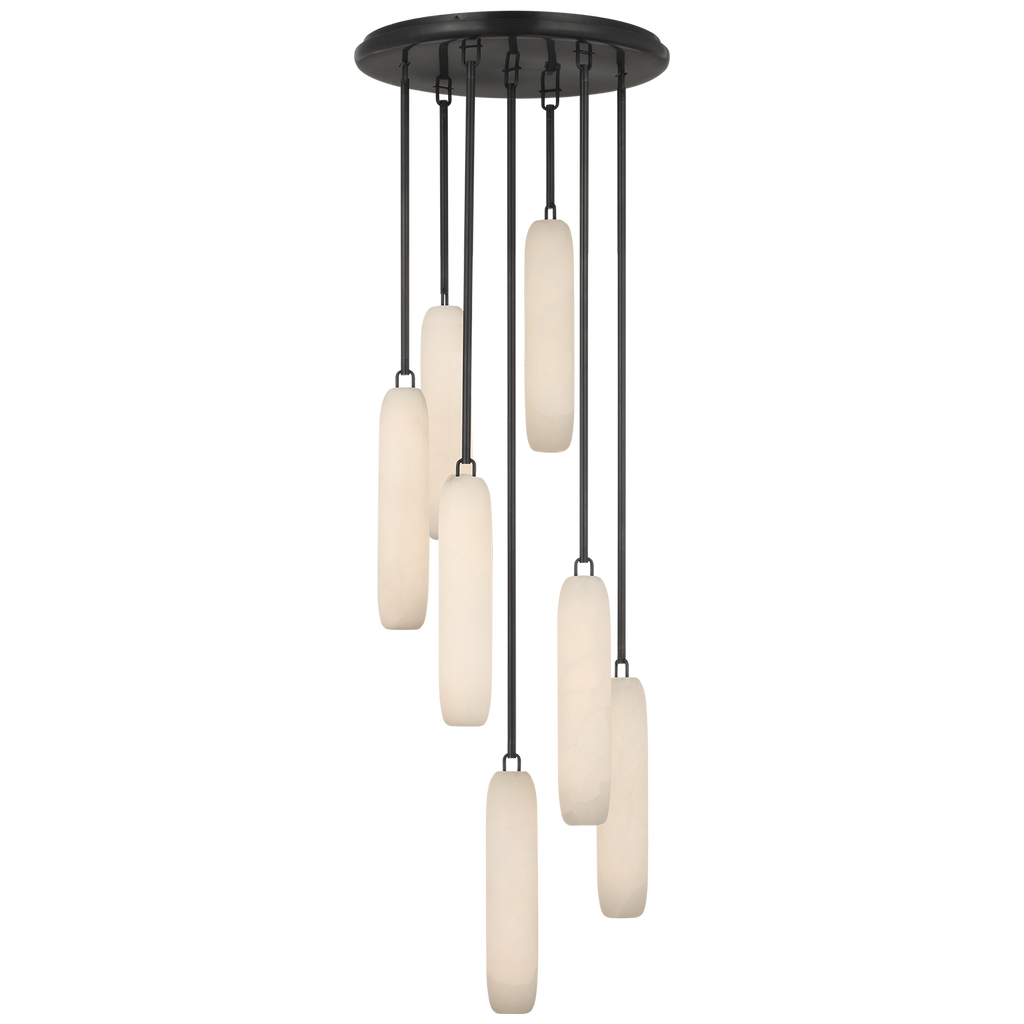 Formosa 7-Light Pendant | Bronze | Alabaster