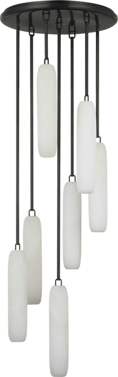 Formosa 7-Light Pendant | Bronze | Alabaster