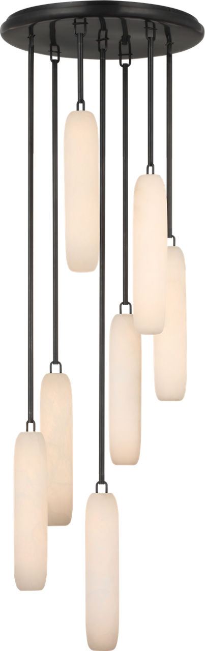 Formosa 7-Light Pendant | Bronze | Alabaster