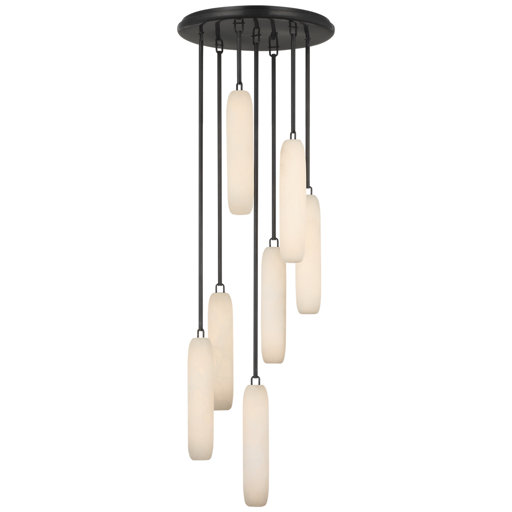 Formosa 7-Light Pendant | Bronze | Alabaster