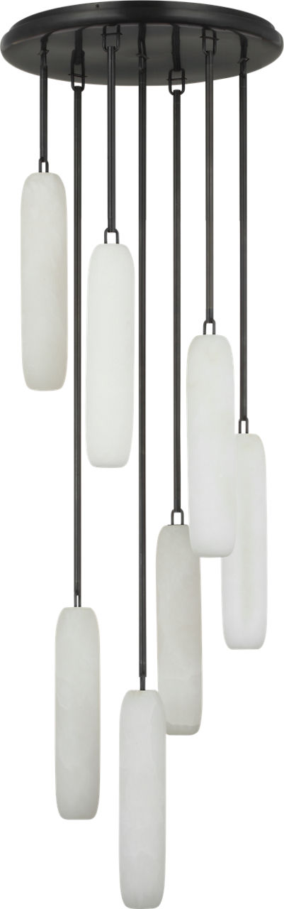 Formosa 7-Light Pendant | Bronze | Alabaster