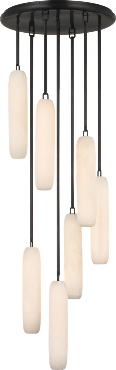 Formosa 7-Light Pendant | Bronze | Alabaster