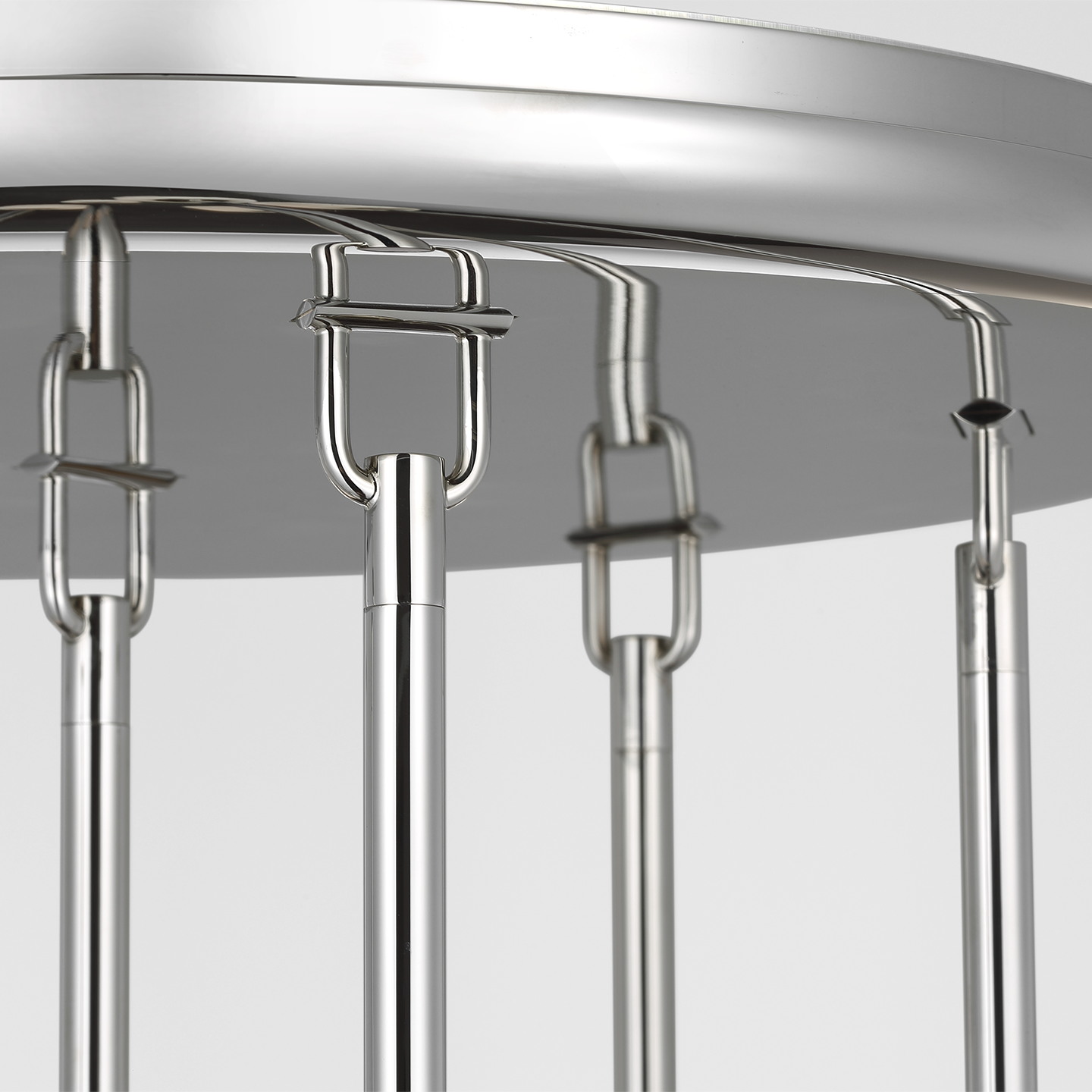 Formosa 7-Light Pendant | Polished Nickel | Alabaster