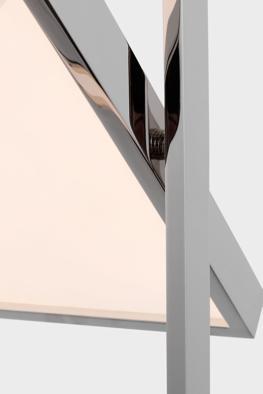 Entoure 17" Rotating Pendant | Polished Nickel