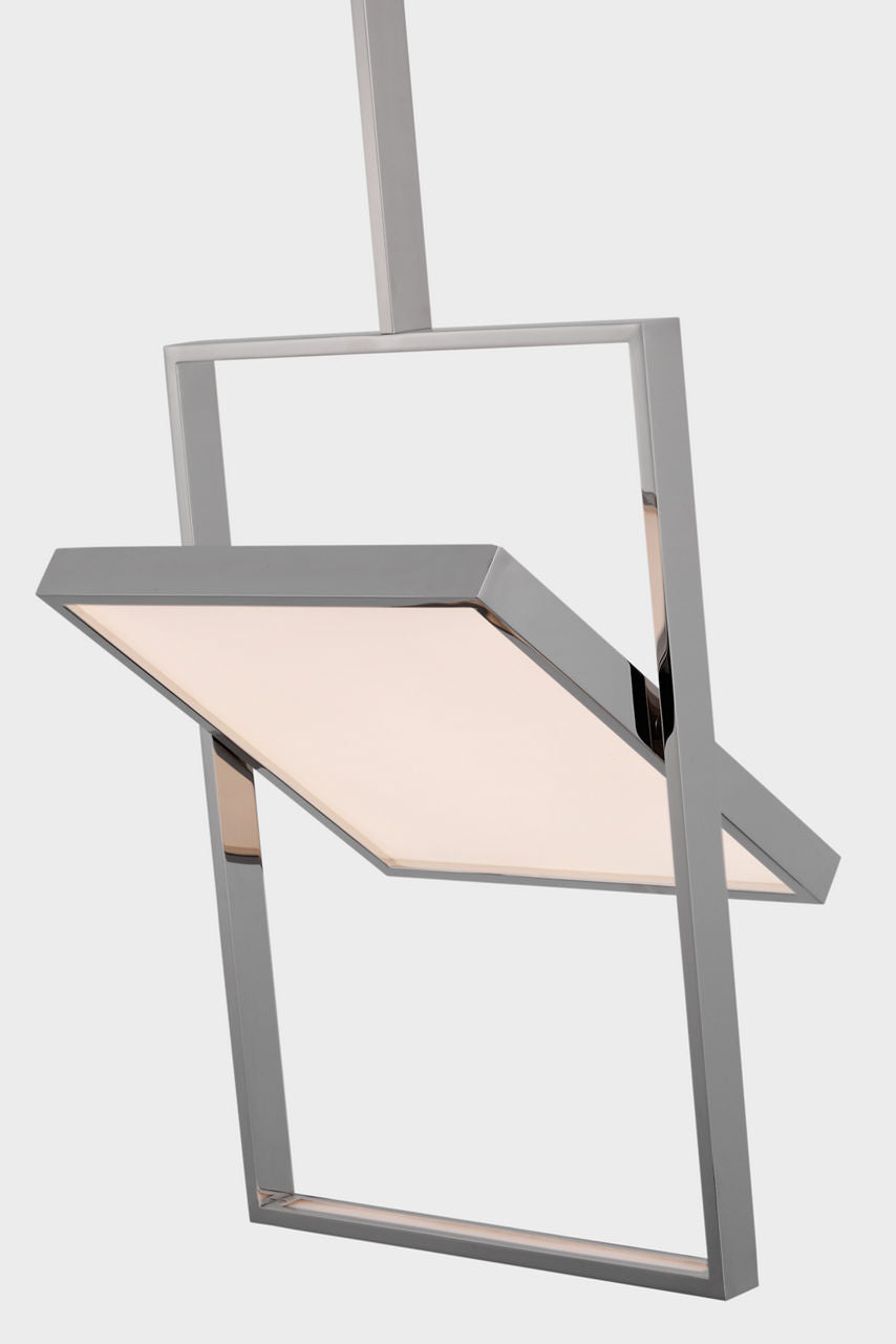 Entoure 17" Rotating Pendant | Polished Nickel