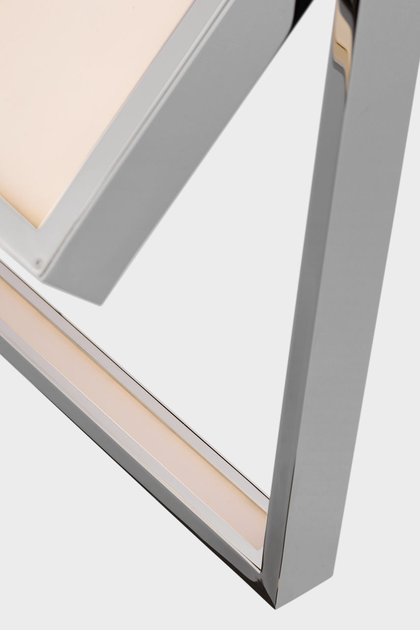 Entoure 17" Rotating Pendant | Polished Nickel