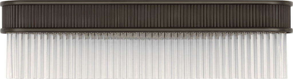 Menil 24" Linear Sconce | Bronze | Crystal Rods