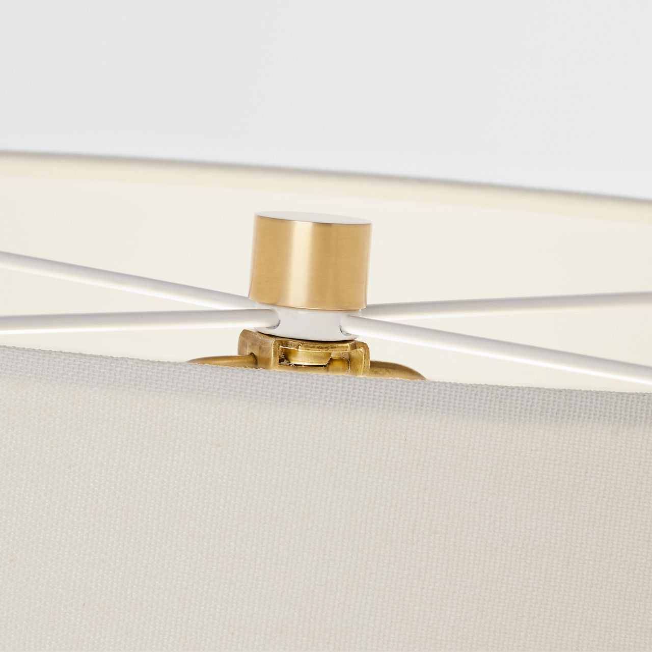 Lignum Medium Table Lamp | Dark Oak and Dark Rattan | Linen Shade
