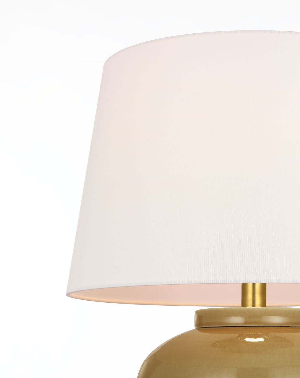 Nora Medium Table Lamp | Light Honey | Linen Shade