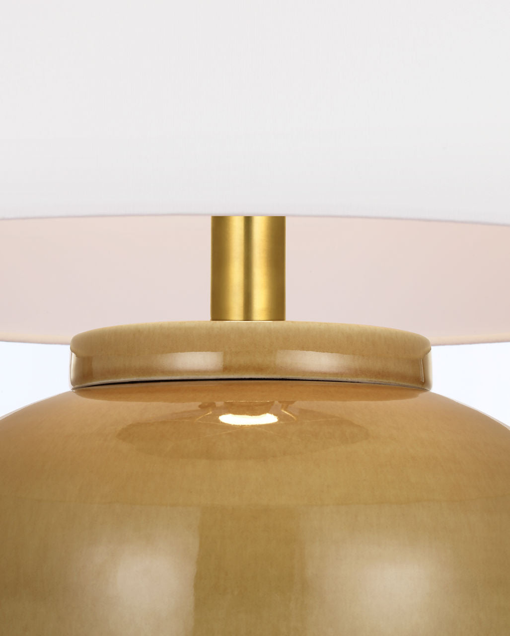 Nora Medium Table Lamp | Light Honey | Linen Shade