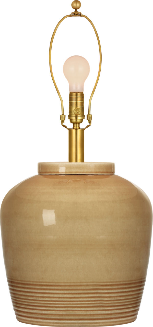 Nora Medium Table Lamp | Light Honey | Linen Shade