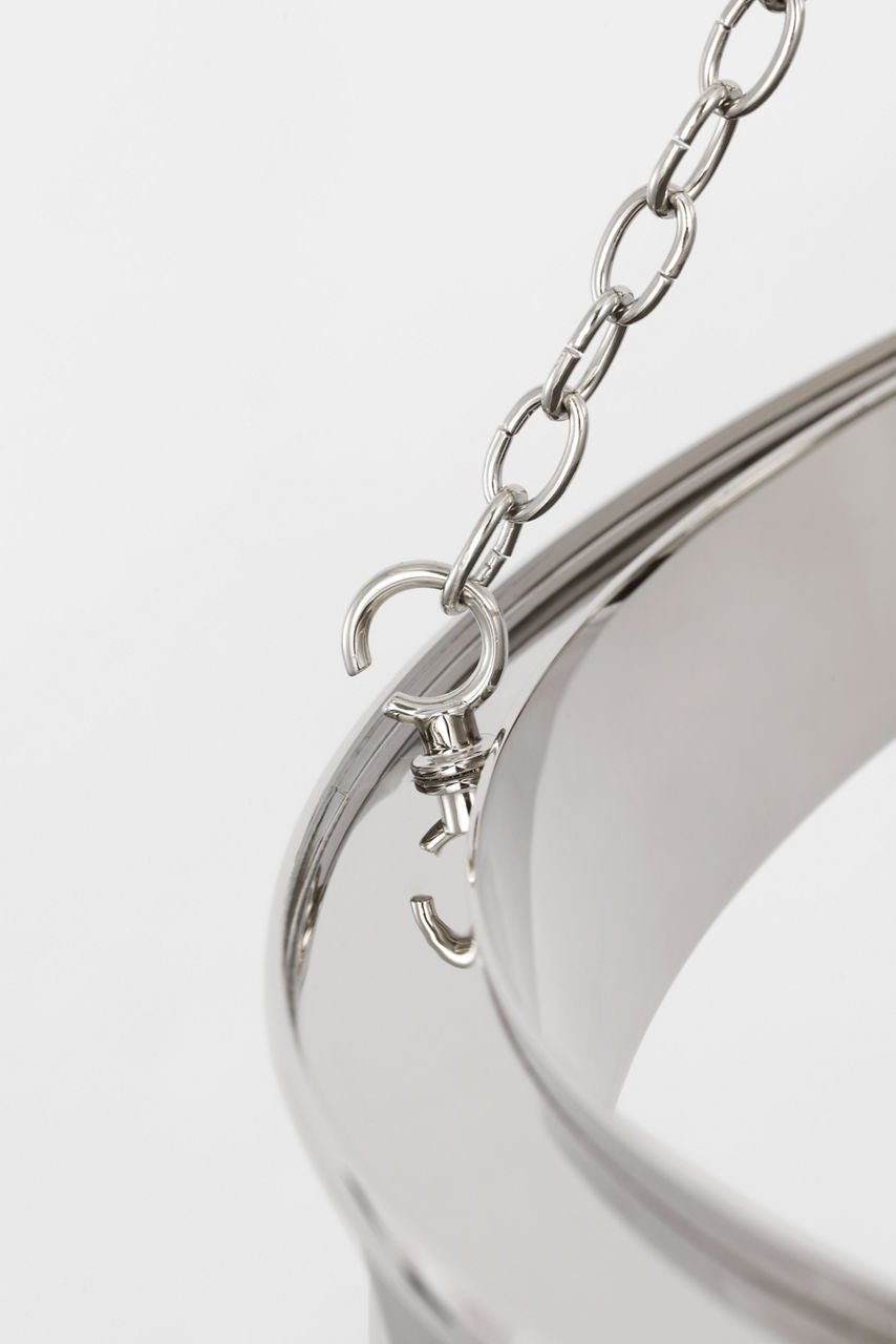 Menil 40" Ring Chandelier | Polished Nickel