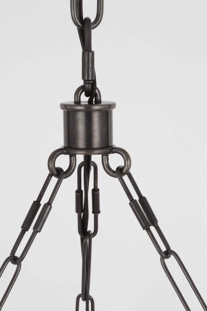 Matthew 24" Chandelier | Bronze | Alabaster