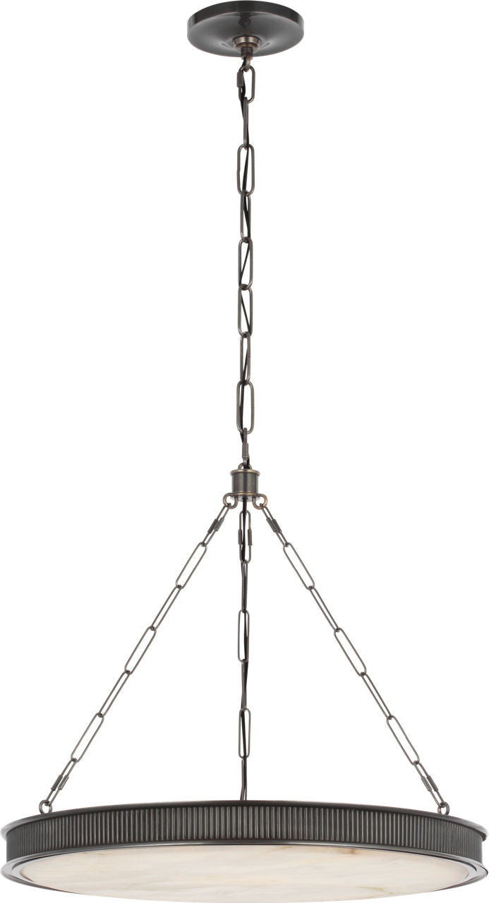 Matthew 24" Chandelier | Bronze | Alabaster