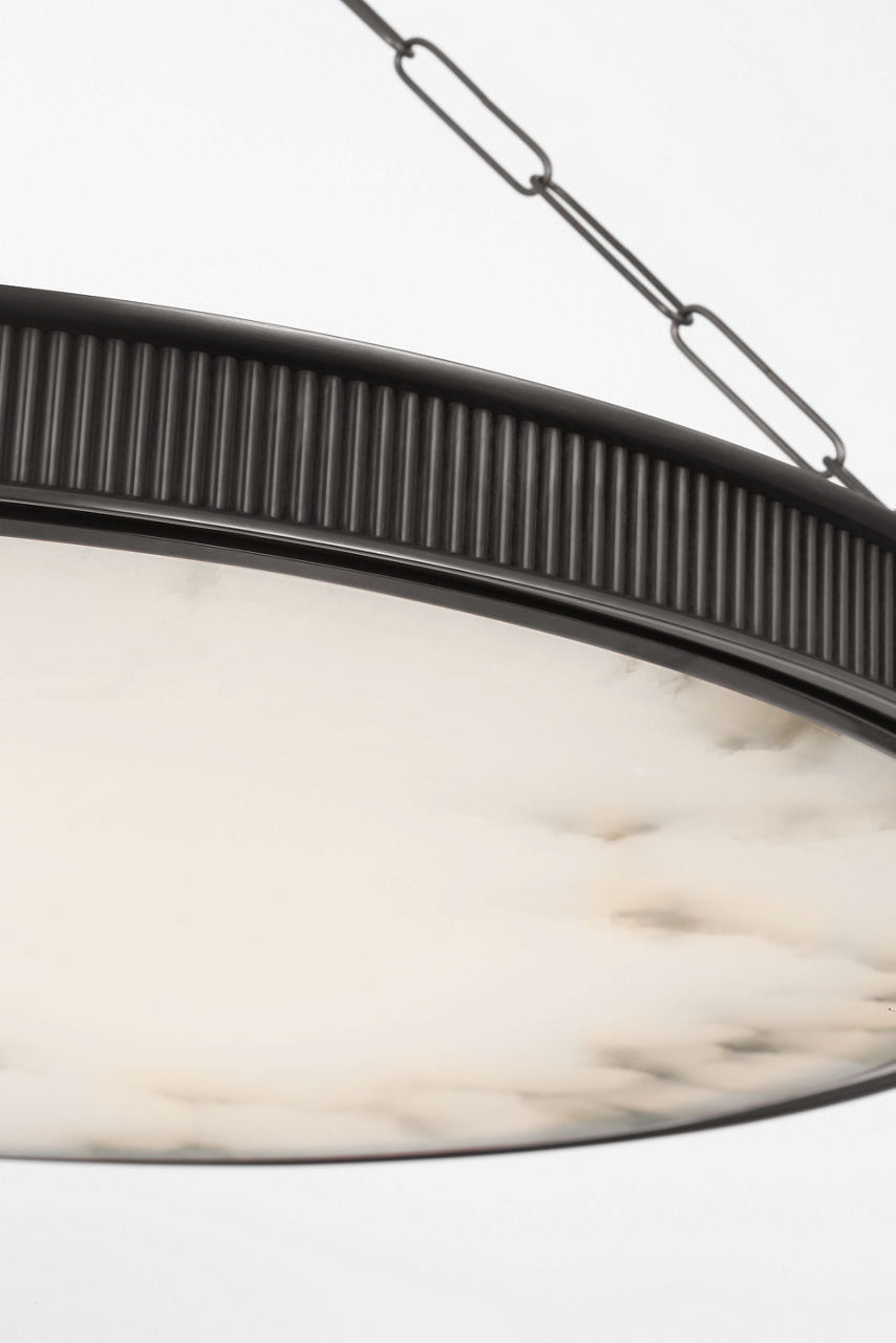 Matthew 30" Chandelier | Bronze | Alabaster