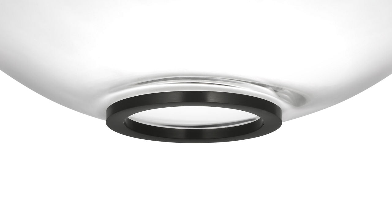 Meir 16" Pendant | Bronze | Clear Glass