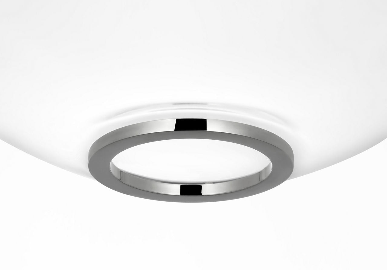 Meir 16" Pendant | Polished Nickel | Clear Glass
