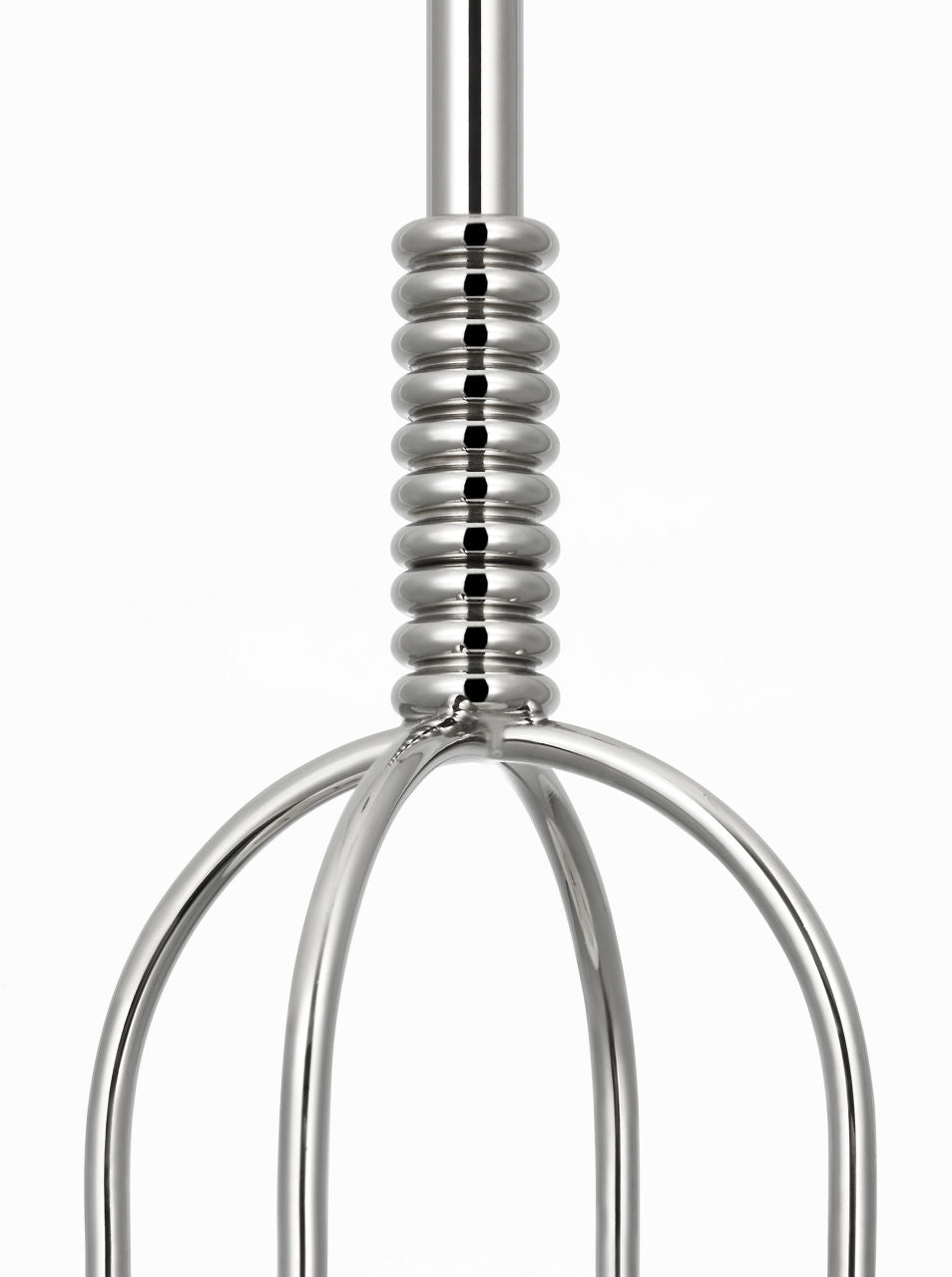 Meir 16" Pendant | Polished Nickel | White Glass