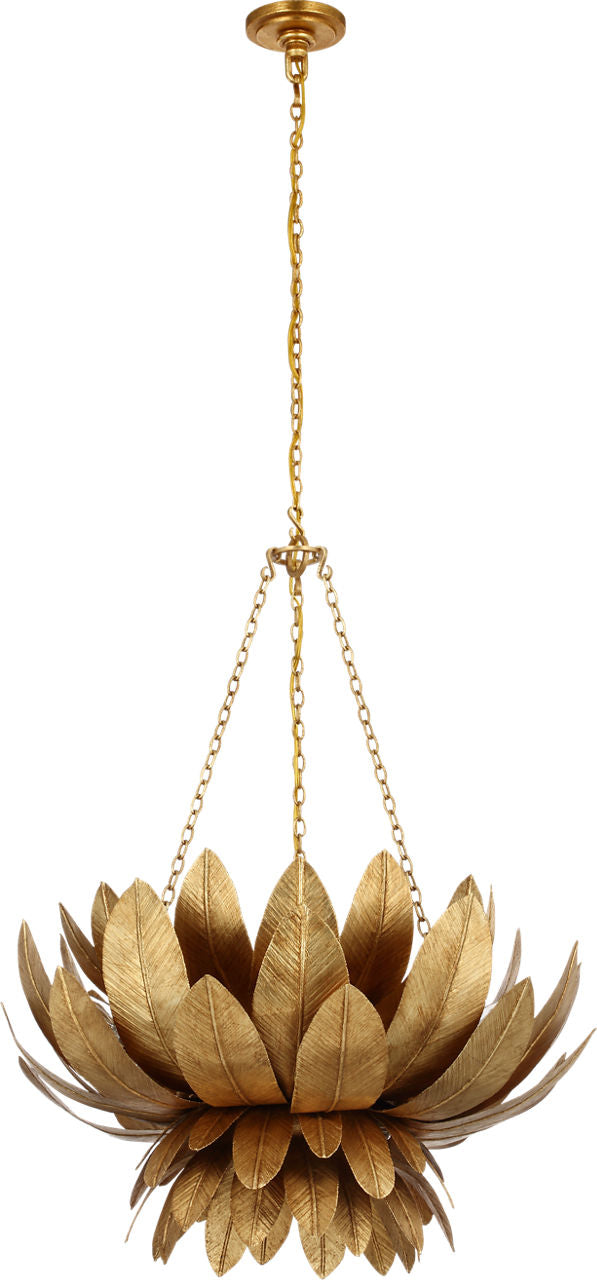 Sinclair 26" Sculpted Chandelier | French Gild