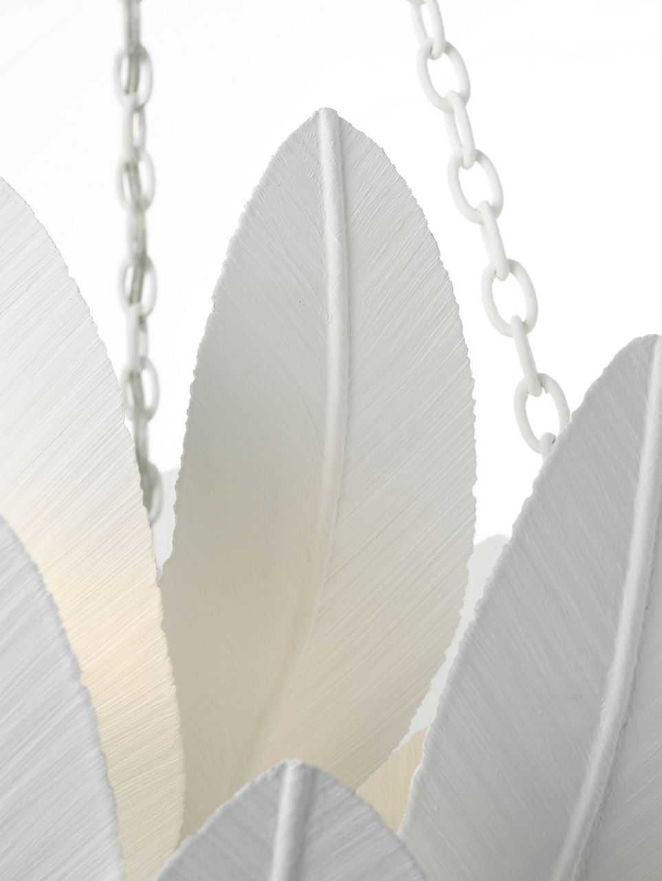 Sinclair 26" Sculpted Chandelier | Plaster White